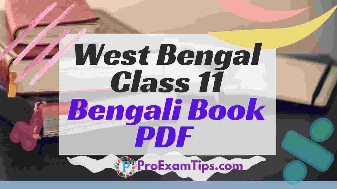 West Bengal Class 11 Bengali Book PDF 