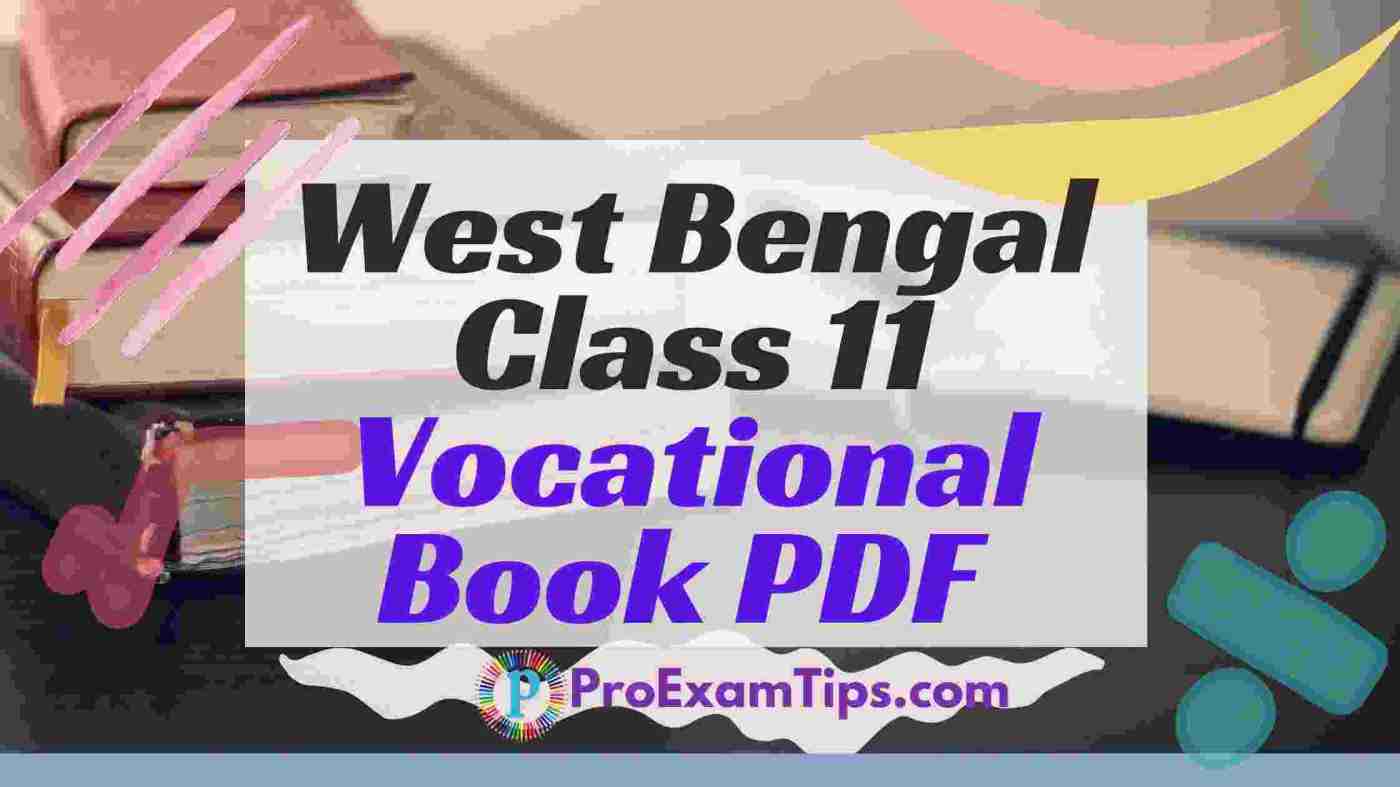 West Bengal Class 11 Vocational Book PDF 